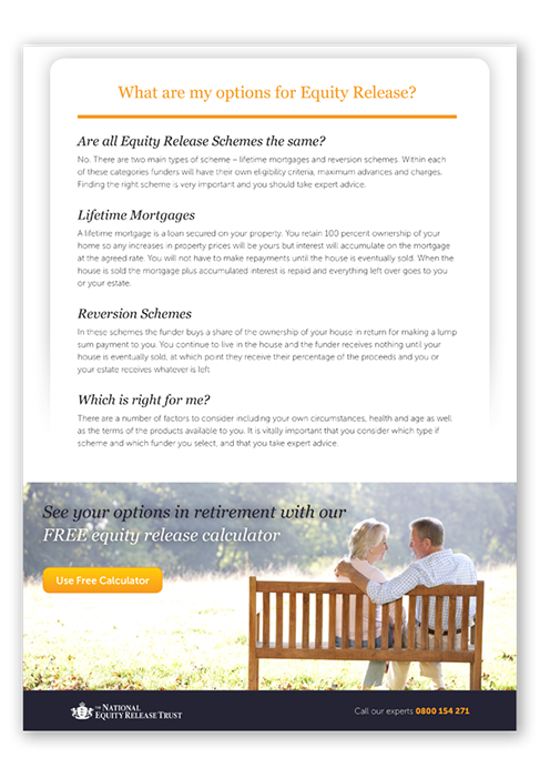 Clicks CO Equity Release Brochure